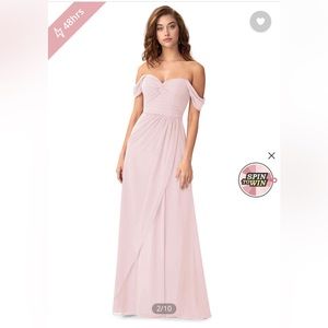 Azazie size 0 pink dress